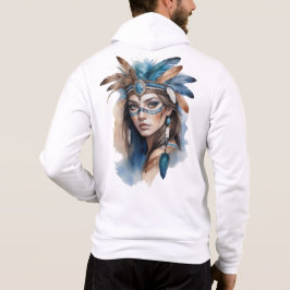 Camiseta Watercolor Tribal Beauty: Espírito da Arte Boêmia