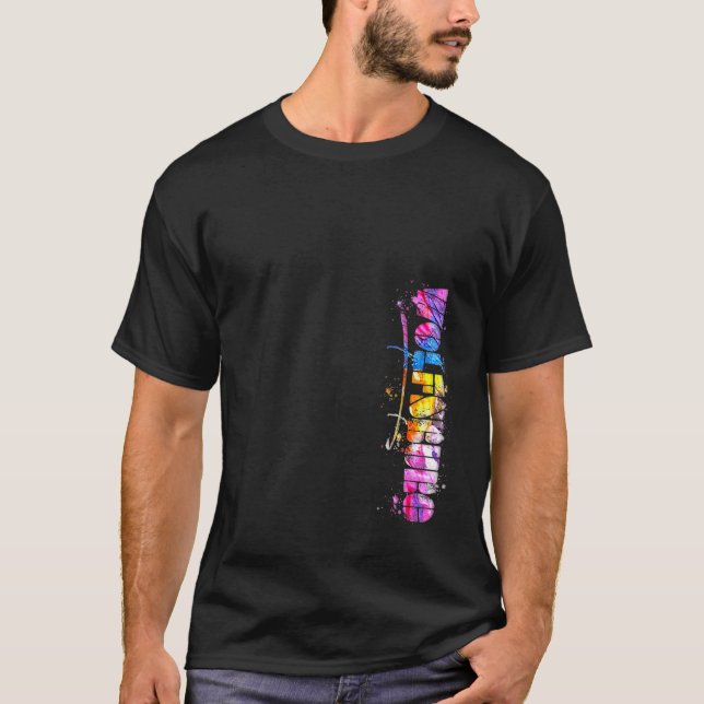 Camiseta Watercolor Wolfsburg Wolfsburg Lettering (Frente)
