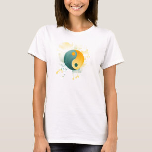 Camiseta Watercolor Yin Yang