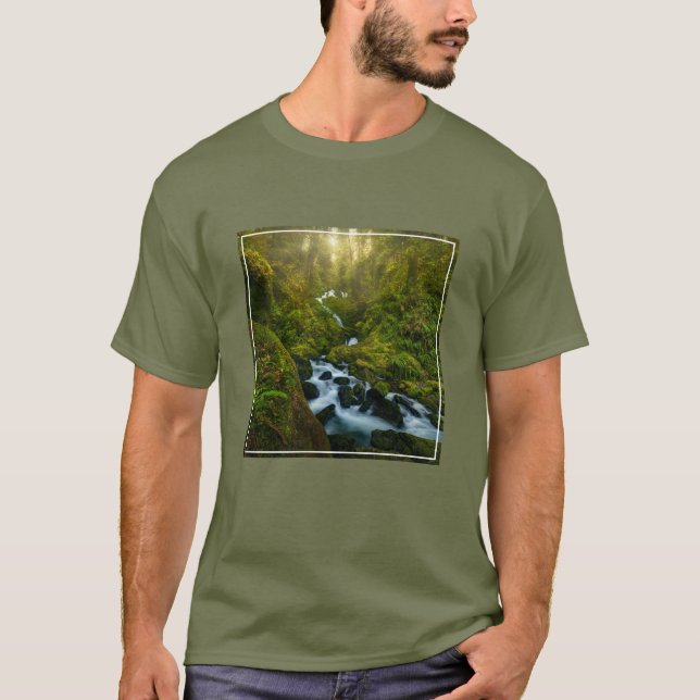 Camiseta Waterfalls | Olympic National Park, Washington (Frente)