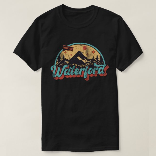 Camiseta Waterford, Connecticut (Frente do Design)