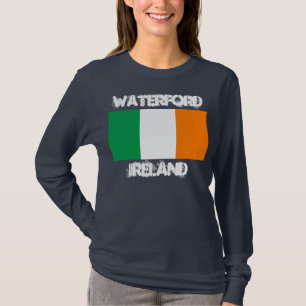 Camiseta Waterford, Irlanda com a bandeira irlandesa