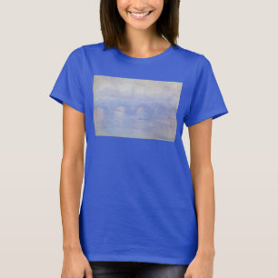 Camiseta Waterloo Bridge, Efeito de Nevoeiro por Claude Mon