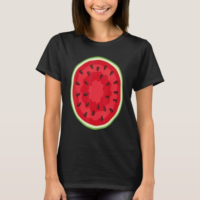 Camiseta Watermelon Costume Crew     Halloween Costume Frui (Frente)
