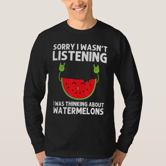 Camiseta Watermelon Designs For Men Women Summer Fruit Eate (Frente)