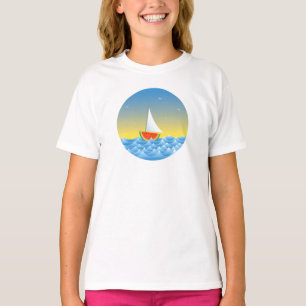 Camiseta Watermelon Sailboat