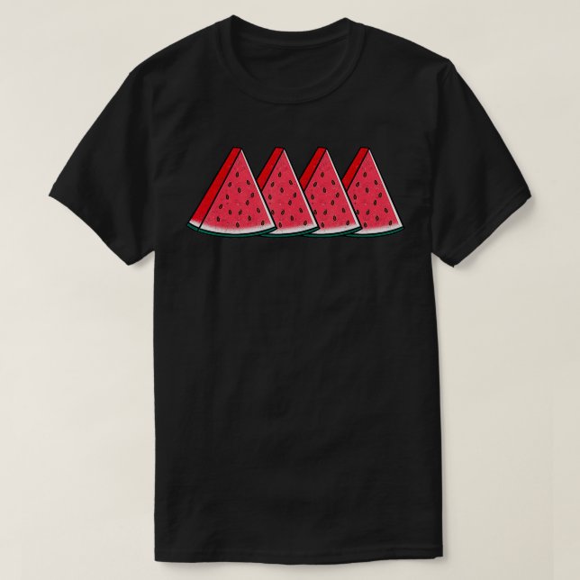 Camiseta Watermelon Slices Melon Summer Vacason Fru (Frente do Design)