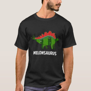 Camiseta Watermelon Stegosaurus Fruta de Verão Funny Melon