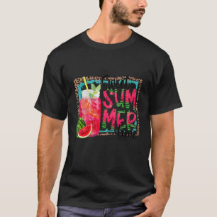 Camiseta Watermelon Summer Melon Juice Summer Summer com Wa