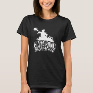 Camiseta Watersport Retro Vintage Kayaking Me Torna O Kay M