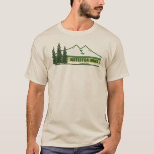 Camiseta Waterton Lakes Parque Nacional Listras Verdes