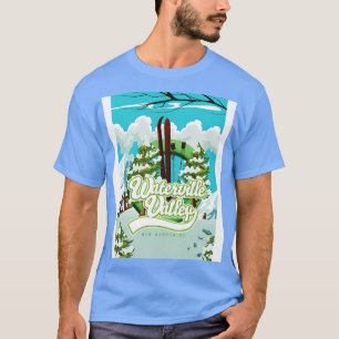 Camiseta waterville valley new hampshire ski poster