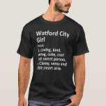Camiseta Watford City Girl Nd Dakota do Norte Cidade Funny<br><div class="desc">Watford City Girl Nd North Dakota Funny City Roots.</div>