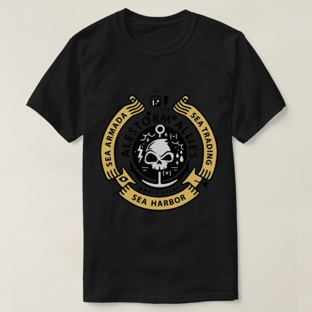 Camiseta watiseneng-Alestorm-banda (Frente do Design)