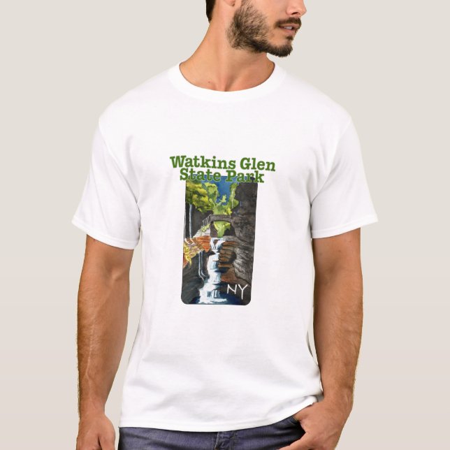 Camiseta Watkins Glen State Park, Nova Iorque (Frente)