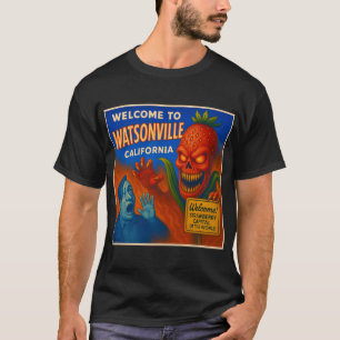 CAMISETA WATSONVILLE, CALIFÓRNIA - CAPITAL DO MORANGO.