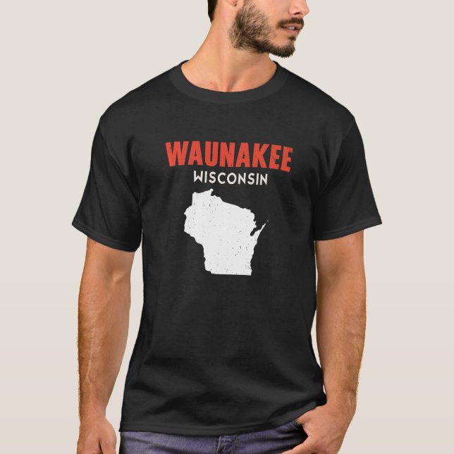 Camiseta Waunakee EUA State America Viagem Montanan Helena (Frente)
