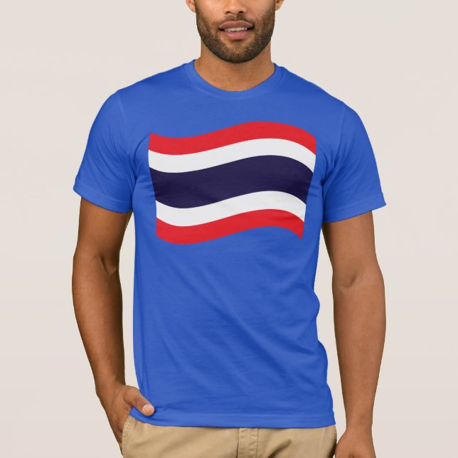 Camiseta Wave de Bandeira Tailandesa (Frente)
