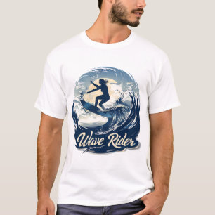 Camiseta Wave Rider Surfer Tee: Coloque a alça no estilo