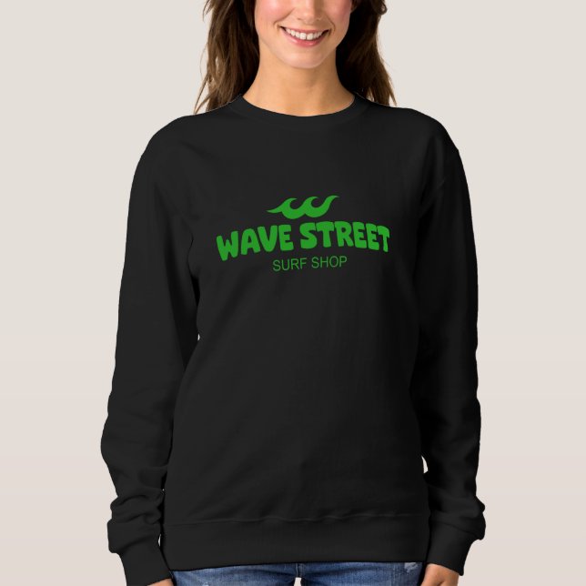 Camiseta Wave Street Classic Green Waves Beach Compro Gr (Frente)