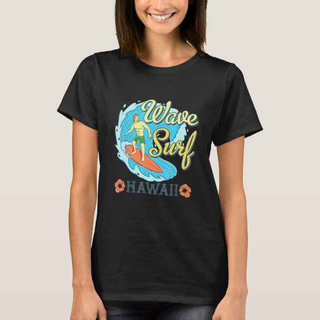 Camiseta Wave Surf Hawaii (Frente)