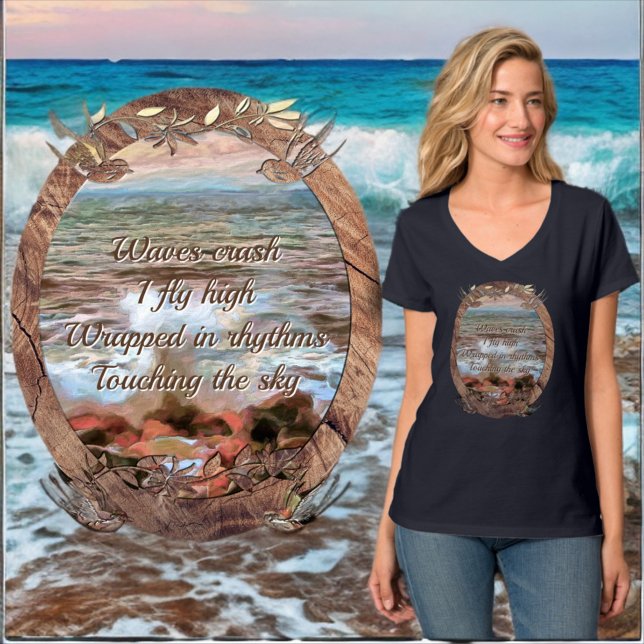 Camiseta Waves Crash 0742 (Criador carregado)