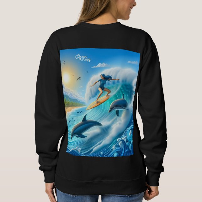 Camiseta Waves & Wanderlust Collection Sweatshirt (Verso)