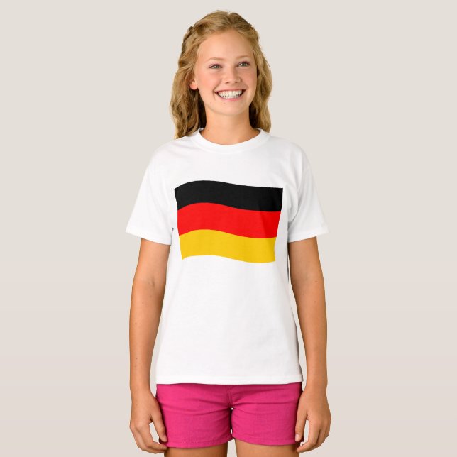 Camiseta Waving German Flag (Frente Completa)
