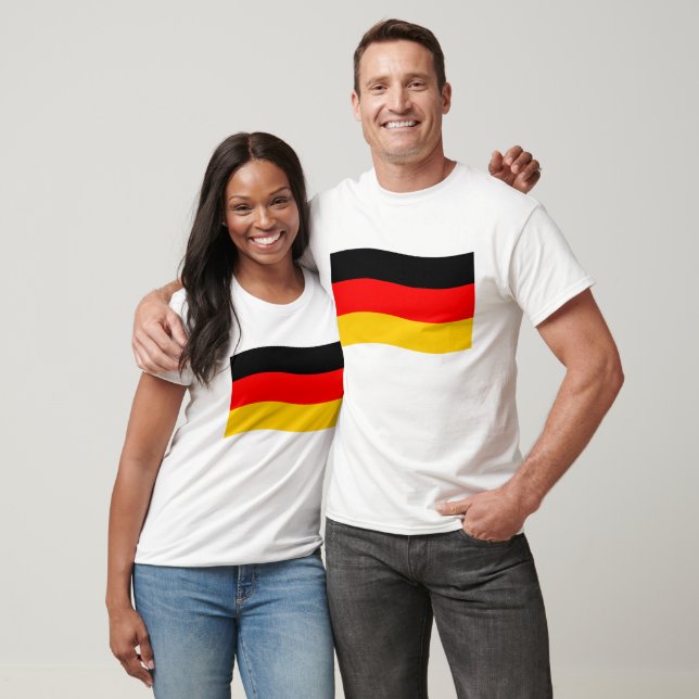 Camiseta Waving German Flag (Unissex)