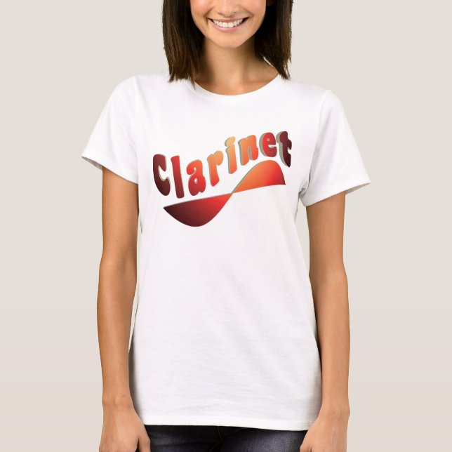Camiseta Wavy Clarinet (Frente)
