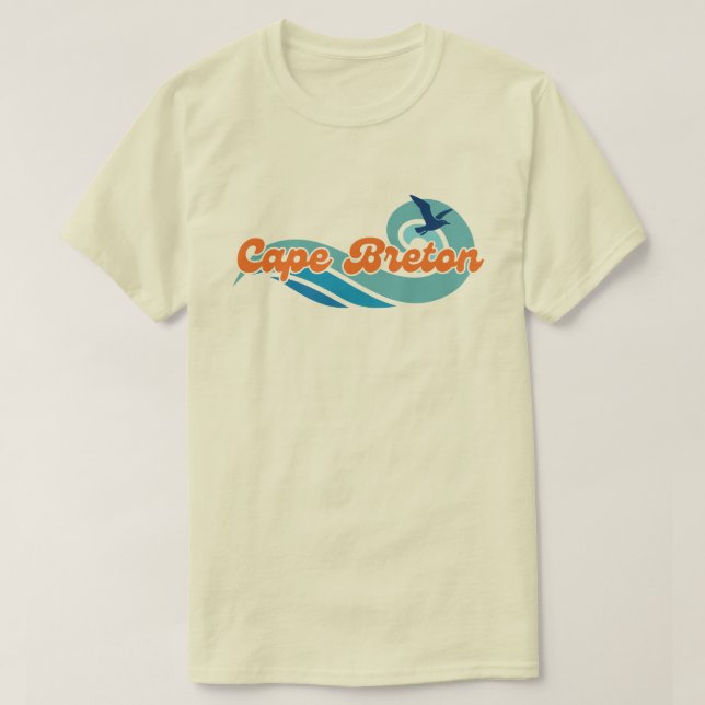 Camiseta Wavy Days Cape Breton (Frente do Design)