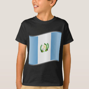 Camiseta Wavy Guatemala Flag