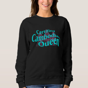 Camiseta Wavy Khmer Cambodian Queen Angkor Wat