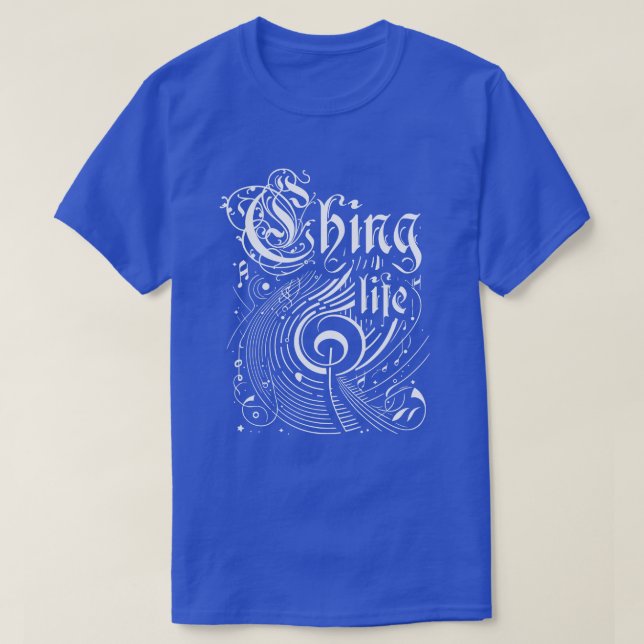 Camiseta Wavy Music Ching Life (Frente do Design)