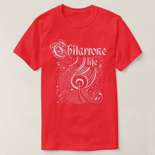 Camiseta Wavy Music Chitarrone Life (Frente do Design)