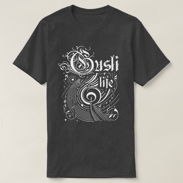 Camiseta Wavy Music Gusli Life (Frente do Design)