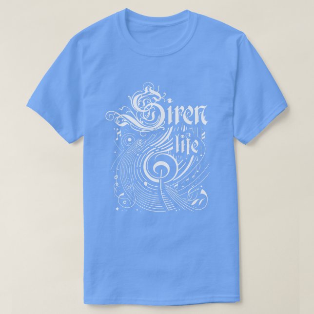 Camiseta Wavy Music Siren Life (Frente do Design)