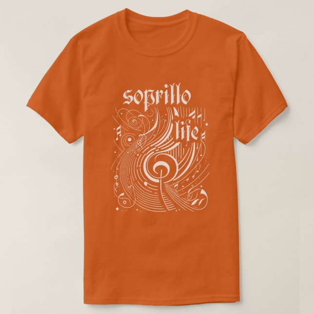 Camiseta Wavy Music soprillo Life (Frente do Design)