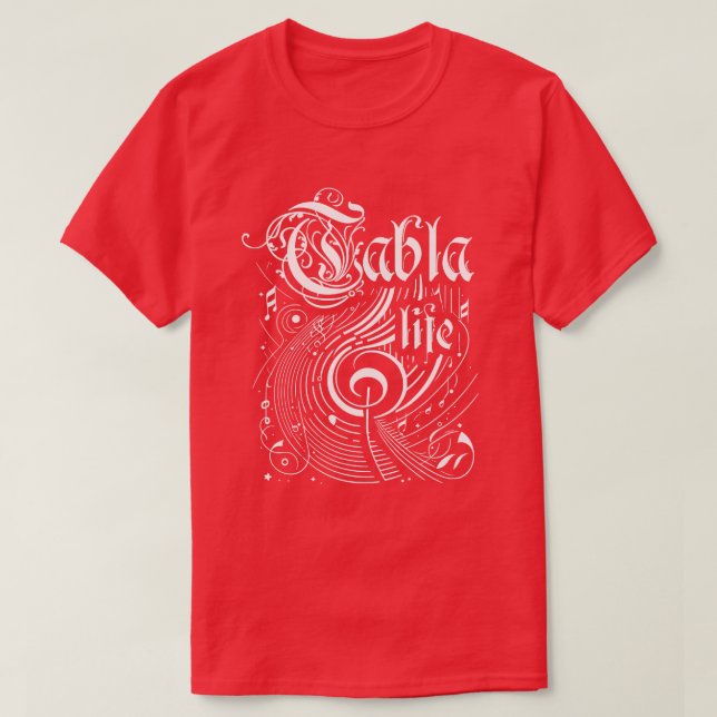 Camiseta Wavy Music Tabla Life (Frente do Design)