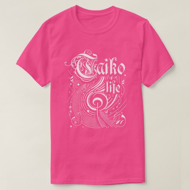 Camiseta Wavy Music Taiko Life (Frente do Design)