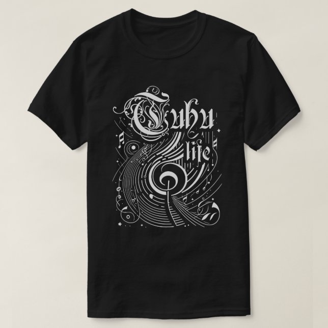 Camiseta Wavy Music Tuhu Life (Frente do Design)