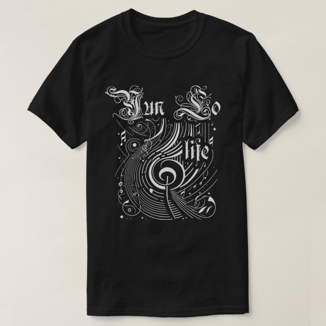 Camiseta Wavy Music Yun Lo Life (Frente do Design)
