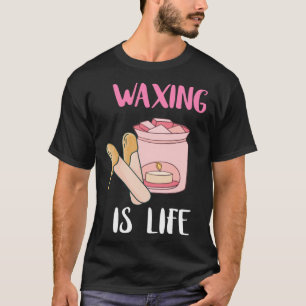 Camiseta Waxing é biólogo esteticista de salões de vida