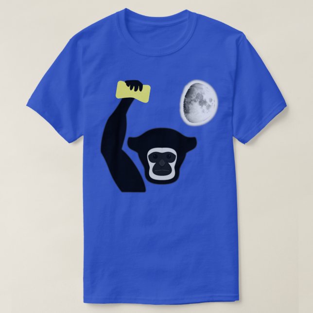 Camiseta Waxing Gibbon Waxing Gibbous (Frente do Design)