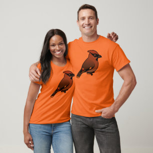Camiseta Waxwing boémio