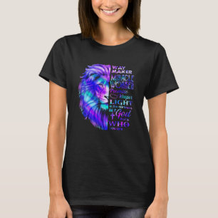 Camiseta Way Maker Miracle Worker Promise Keeper Christian