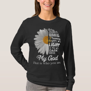 Camiseta Way Maker Miracle Worker Promise Keeper Light Jesu
