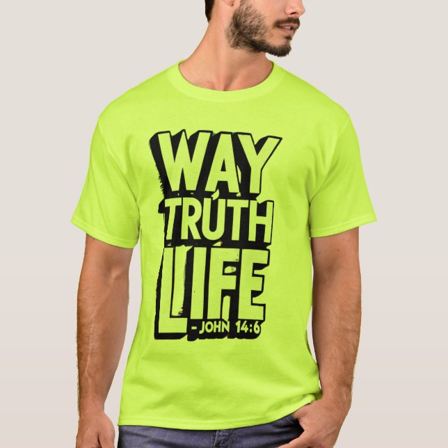 Camiseta Way Truth Life Bold Retro Burst (Frente)