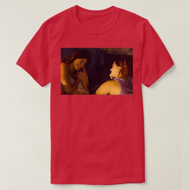 Camiseta WayHaught Morning Cuddles (Frente do Design)