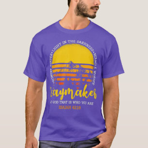 Camiseta Waymaker, Meu Deus É Quem Você É Milagre